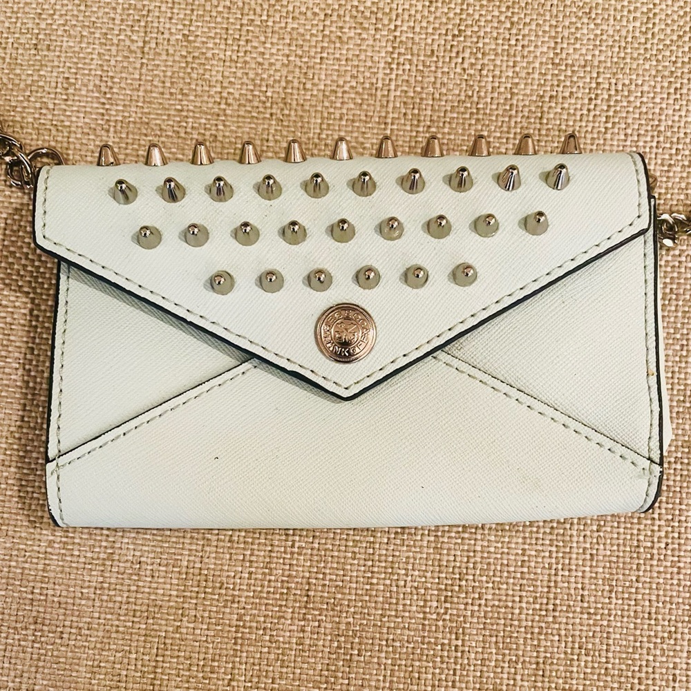 Rebecca Minkoff Light Blue/Aqua Studded Crossbody Bag